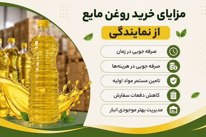 مزایای خرید از نمایندگی روغن مایع در تهران مزایای خرید از نمایندگی روغن مایع در تهران